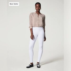 SPANX Jean-ish Leggings White Sz Sm